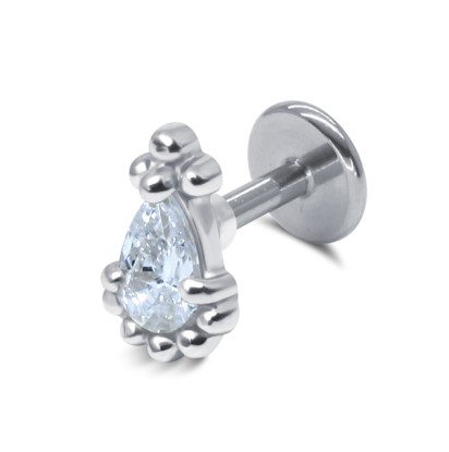 Beautiful Crystal Tragus Piercing TRP-2421